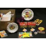 Quantity of Noddy Collectables to include tooth brushes ,money box, beakers ,egg cups etc.
