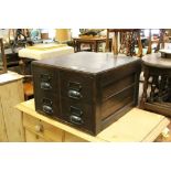 Set of Four 1930's Oak Office Drawers