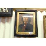 Oil painting portrait of a Renaissance Gentleman