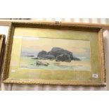 J.Baraworth King Pair of early 20th Century Cornish seascapes, signed