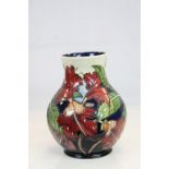 Large Moorcroft Pottery vase, circa 1999 with Autumn Leaf decoration, numerous designer marks to