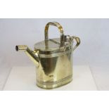 Large Vintage Brass Watering Can