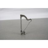 Unusual Silver Mixture Harp