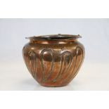 A copper antique Benham & Froud jardiniere.