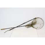 A Hardy salmon tailer and a Hardy style landing net.