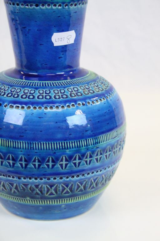 A vintage Bitossi Rimini blue vase - Image 3 of 6