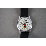 A vintage swiss made Bradley Walt Disney Mickey Mouse watch.