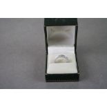 18ct White Gold Diamond Full Eternity Ring of 1.2ct's