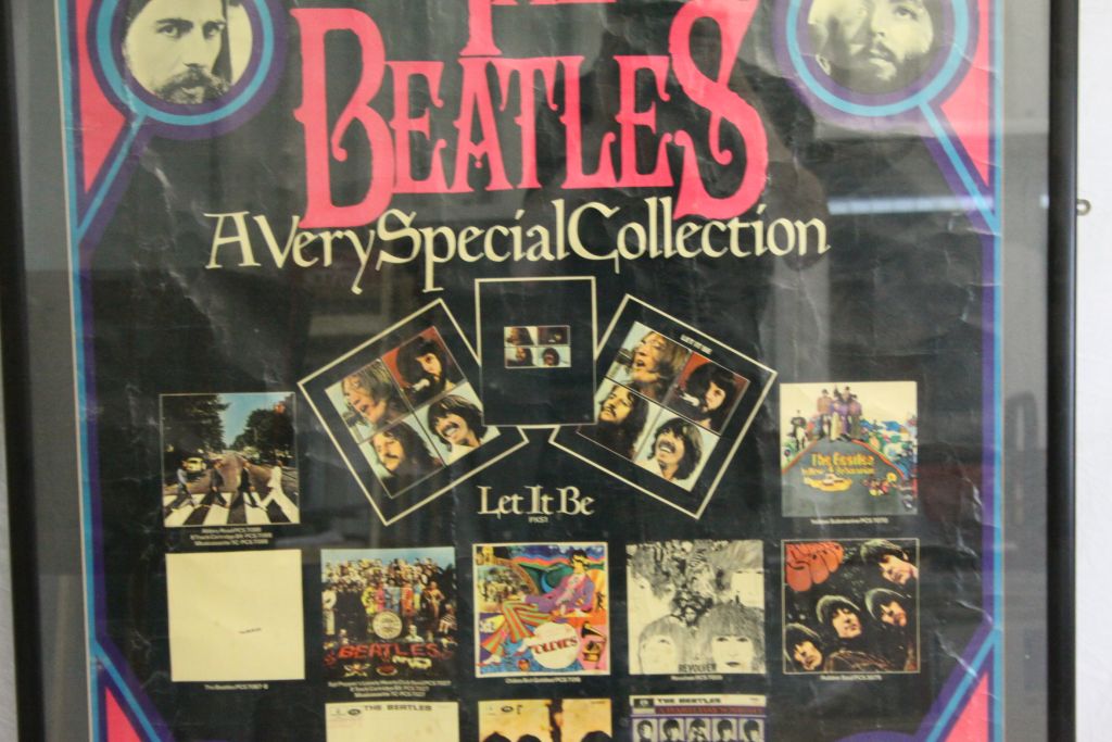 Music Memorabilia - The Beatles framed and glazed Let It Be box set promo poster. Only item to - Image 3 of 4