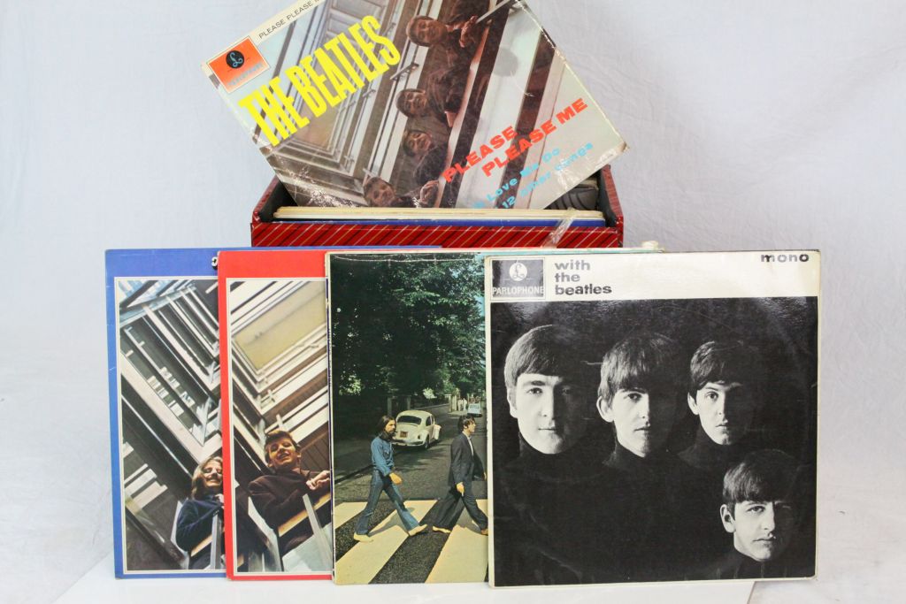 Vinyl - The Beatles - Collection of approx 25 LP's to include some overseas pressings. Titles