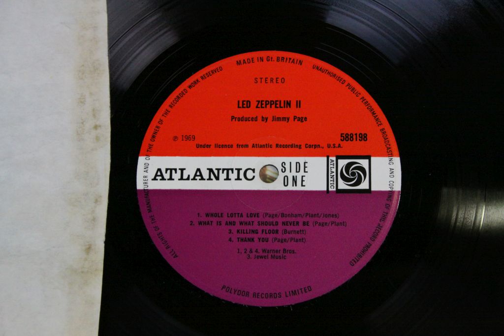 Vinyl - Led Zeppelin Two (588198) red/maroon label, Lemon Song on sleeve, Killing Floor on label. VG - Image 5 of 7