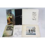 Vinyl - Pink Floyd - Collection of 7 LP's to include The Wall, Wish You Were Here, Animals,