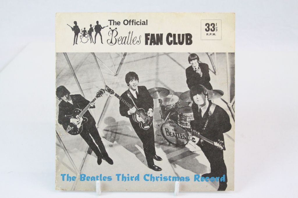 Vinyl - The Beatles - Third Christmas Record (LYN 948) Original card sleeve VG+ Vinyl no marks