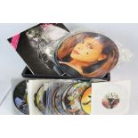 Vinyl - Picture Discs - Collection of approx 40 records to include The Mood, Kenny Loggins,