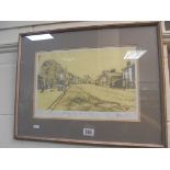 Signed Limited Edition Print of Marlborough High Street, no.14/20