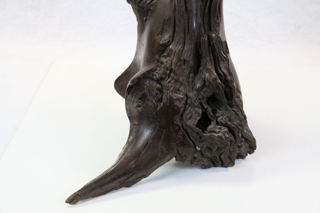 Hardwood Tree Root of Sculptural Form - Image 2 of 4