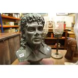 Bronze Bust of Michael Jackson, 55cms high