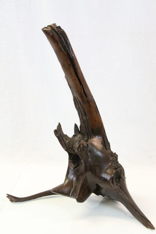 Hardwood Tree Root of Sculptural Form - Image 4 of 4