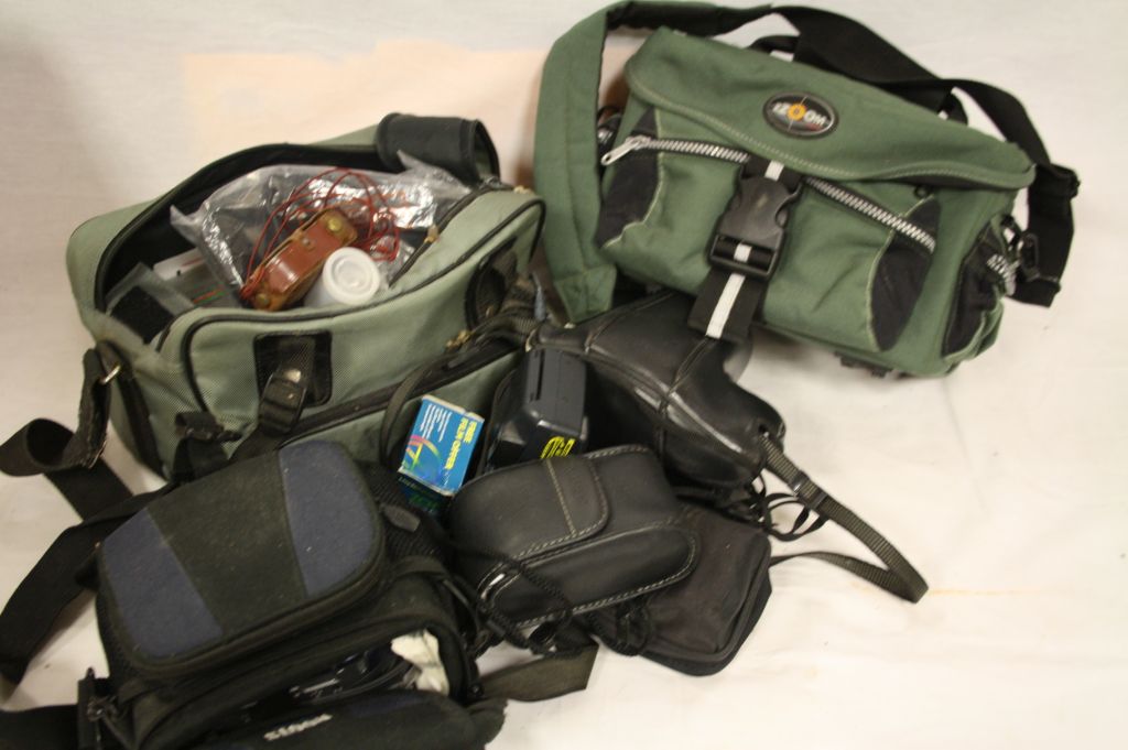 Collection of Cameras, Equipment and Accessories including a Cased Pentax SF7, Pentax ESPIO 115,