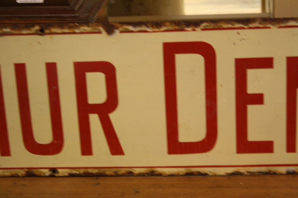 Vintage Enamel Sign ' Arthur Dennis Ltd ', 122cms x 23cms - Image 3 of 4