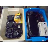 Two Boxes of Various Cameras, Equipment and Accessories together with a Boxed Super QI Model 11