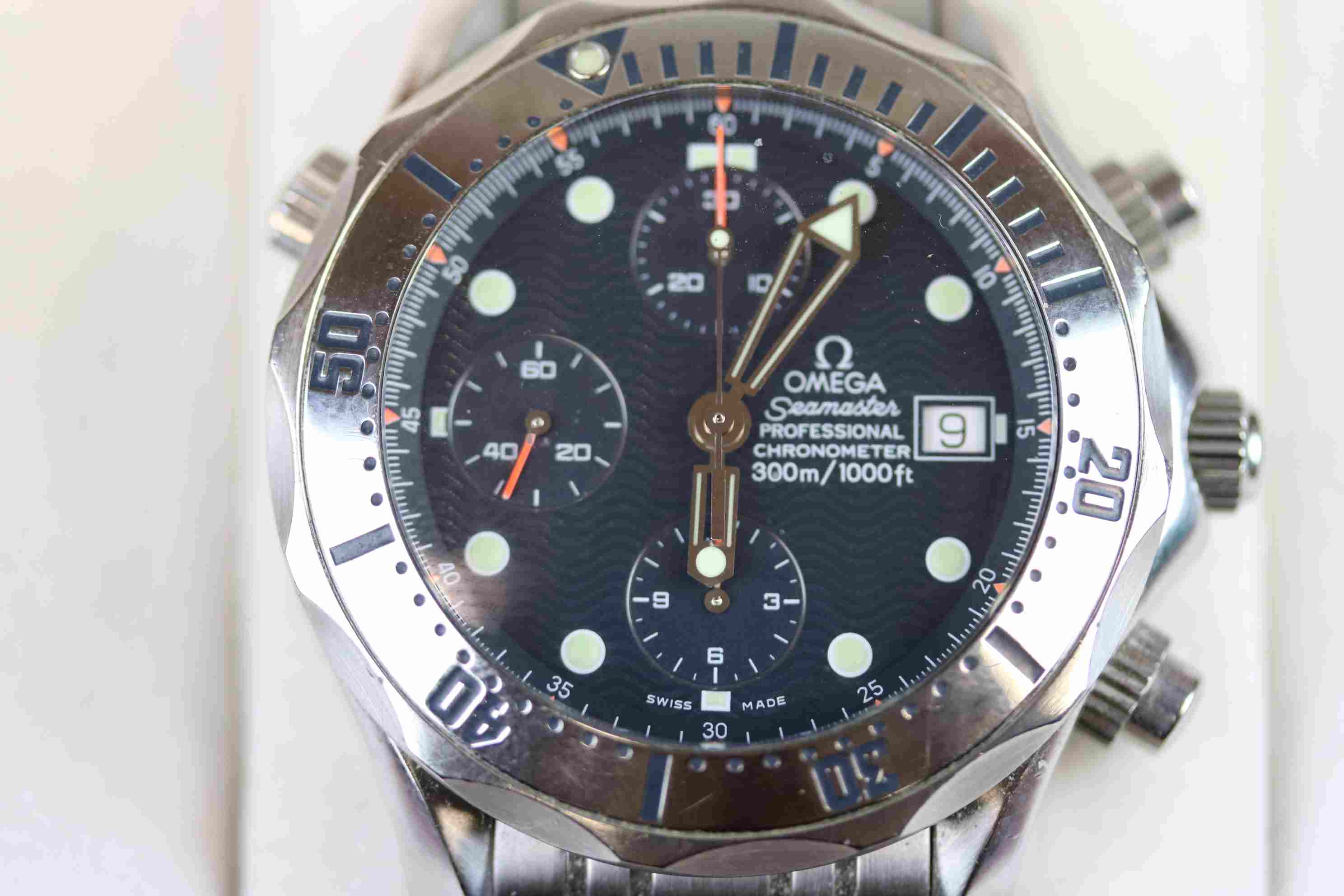 Boxed Gents Stainless Steel Omega Seamaster Professional Divers Chronograph 300m - Image 14 of 14