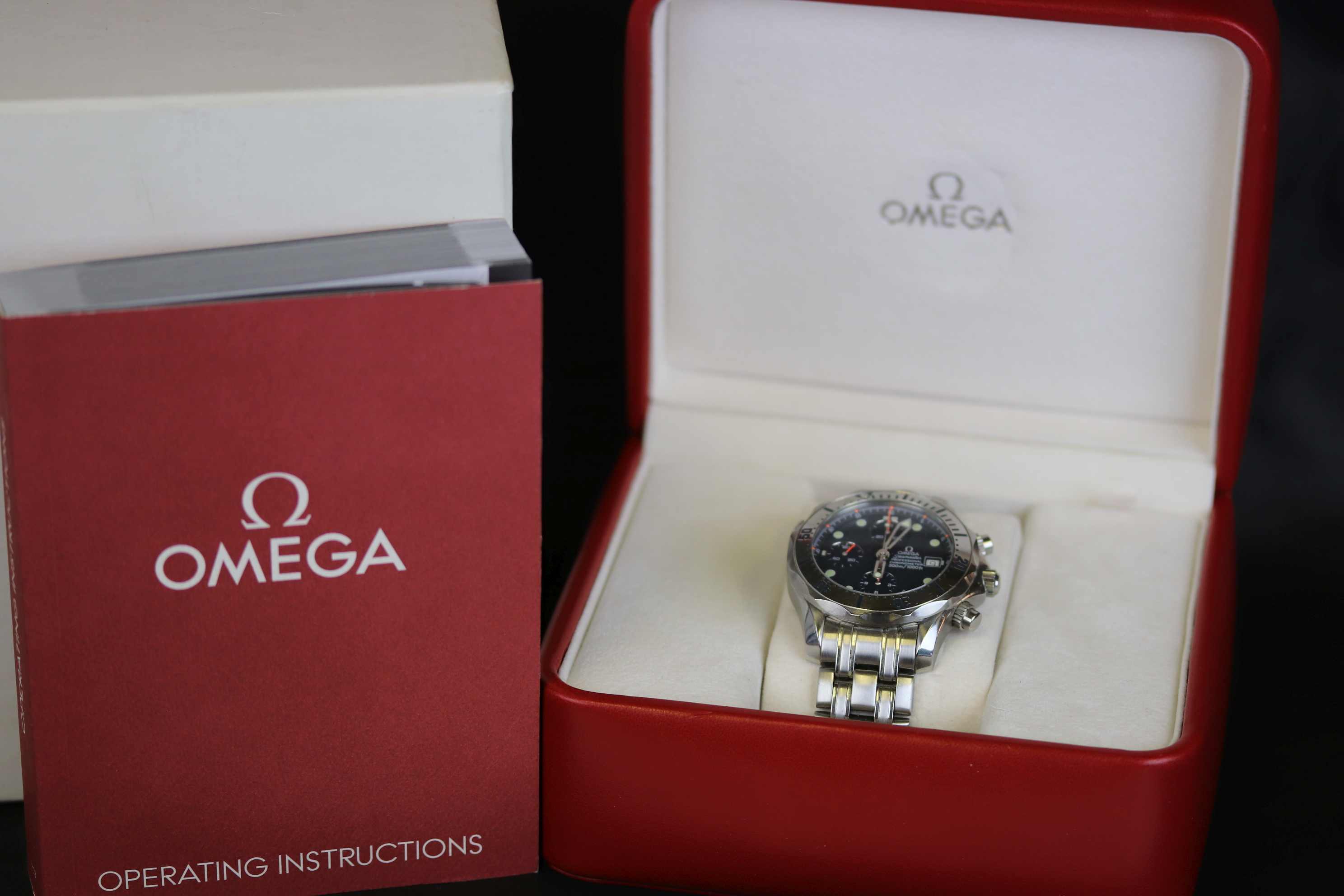 Boxed Gents Stainless Steel Omega Seamaster Professional Divers Chronograph 300m - Image 9 of 14