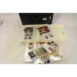 Black accordian folder of mixed Coin covers & FDC's