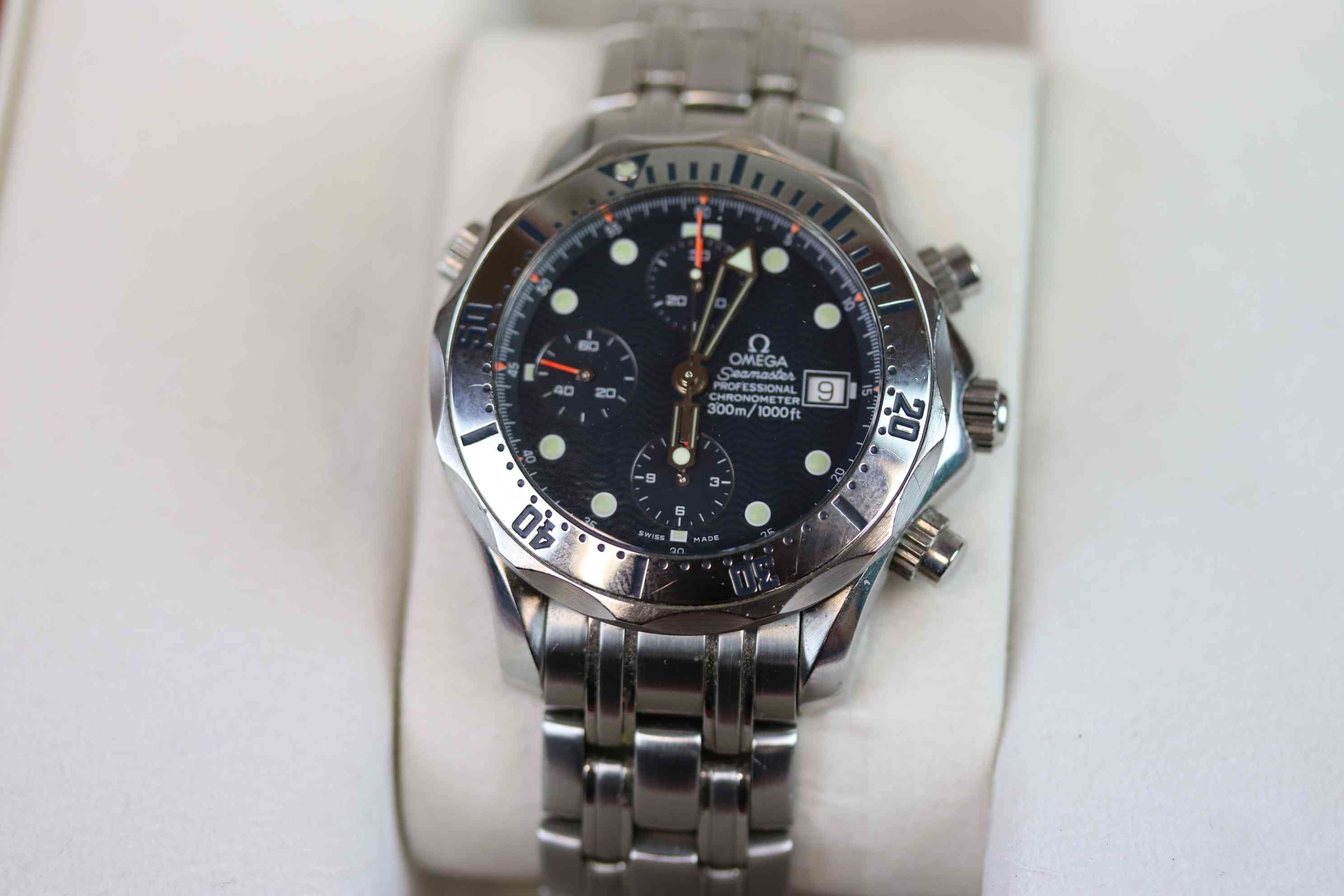 Boxed Gents Stainless Steel Omega Seamaster Professional Divers Chronograph 300m - Image 8 of 14