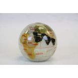 Gemstone Style Globe Paperweight