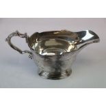 Catchpole and Williams London silver gravy bowl