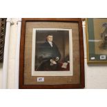 Irish interest signed Mezzotint portrait of 19th century Irish politician Daniel O'Connell