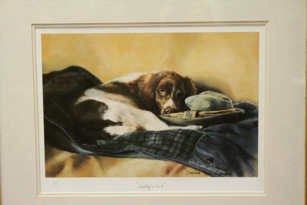 Debbie Gillingham ltd edn print of a Working Dog Spaniel and another after John Trickett - Image 2 of 8
