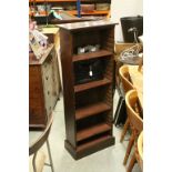 Late 19th / Early 20th century Mahogany Bookcase with Four Adjustable Shelves, 48cms wide x 125cms