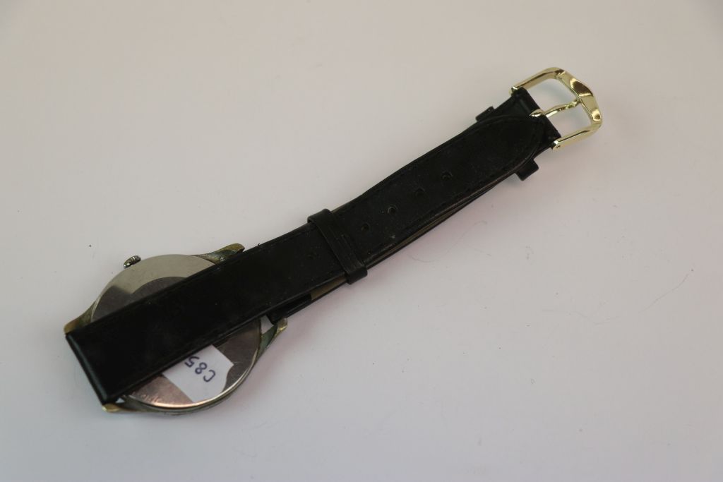Vintage Gents Marvin wristwatch, approx 36mm diameter, not counting winding crown, in stainless - Image 4 of 4