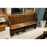 Late 19th / Early 20th century Pine Church Pew, 166cms long