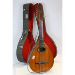 A Circa 1950's 12 string Modesto Borreguero made Spanish classical lute. Label states that it is