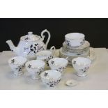 Royal Albert ' Queen's Messenger ' Part Tea Service comprising Tea Pot, Milk Jug, Sugar Bowl,