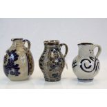 Three vintage German Pottery Jugs