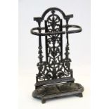 Victorian Style Black Stick / Umbrella Stand