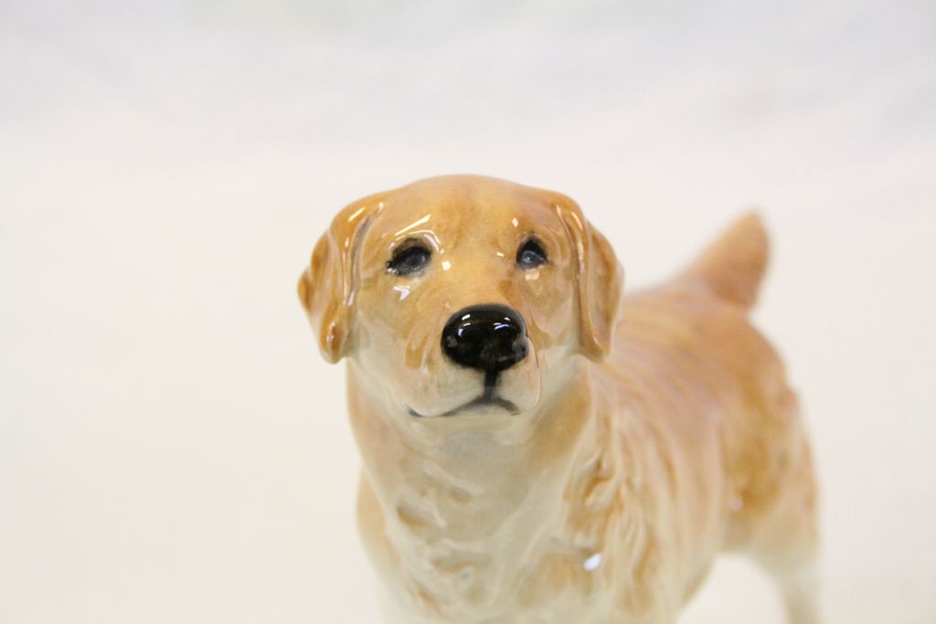 Beswick ceramic model of a Golden Retriever and another of a jack Russell, approx 7cm tall - Image 4 of 7