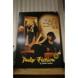 Pulp Fiction Poster Print on Board