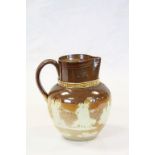 19th Century Doulton Lambeth Saltglaze Jubliee Jug