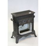Miniature cast iron 19th Century stove