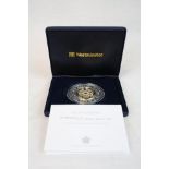 Boxed Westminster Mint Silver Proof 5oz Britannia Commemorative Medallion 2008 "Pave" edition set