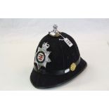 Eight section cork Police Helmet with Avon and Somerset enamel badge