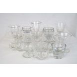 Small collection of vintage Glasses to include Penny Licks