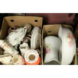 Collection of Mixed Ceramics including 1950's Arthur Wood Vases, Studio Pottery, Three Hornsea '