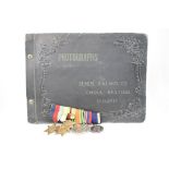 Set of six WW2 Royal Navy Medals including "HMS Drake" marked "Long Service Good Conduct" Medal plus