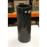 Black Polished Stone Stick / Umbrella Stand, 45cms high